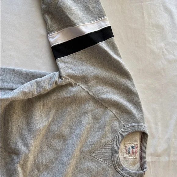 Todd Snyder x Champion Light Gray Sweatshirt with Black Accents - Picture 4 of 6